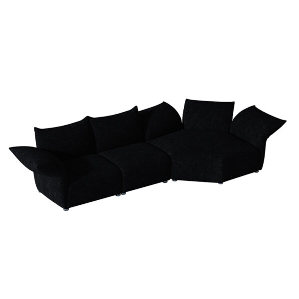 Italian Luxury Fabric 4 Seater Living Room Sofa