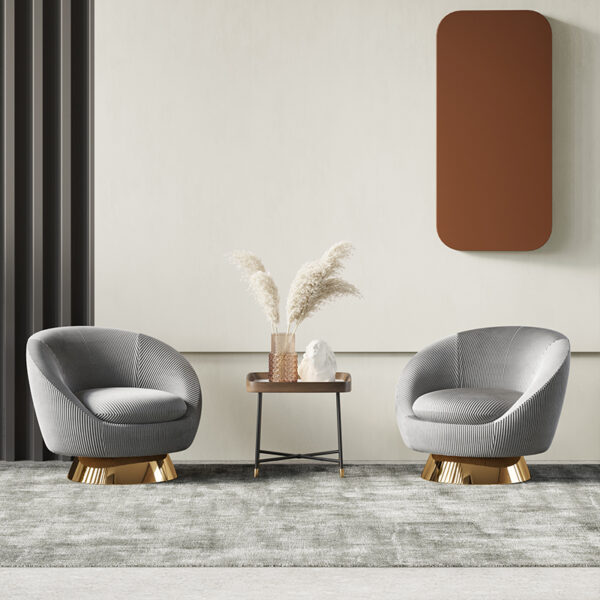 Modern Simple Stainless Steel Design Leisure Chair