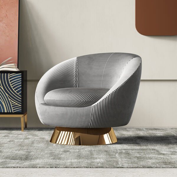 Modern Simple Stainless Steel Design Leisure Chair