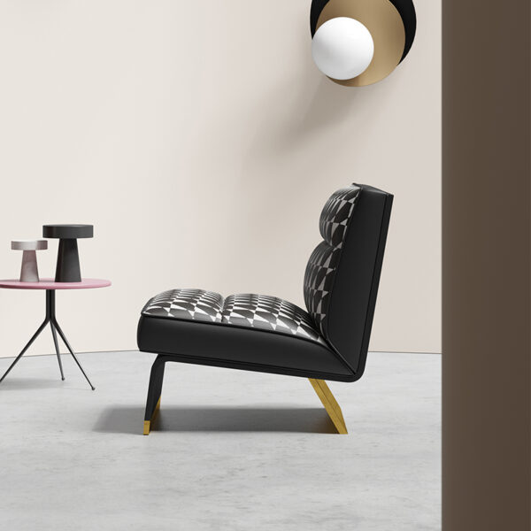 Italian Light Luxury Lingle Chair Sofa Leisure Chair