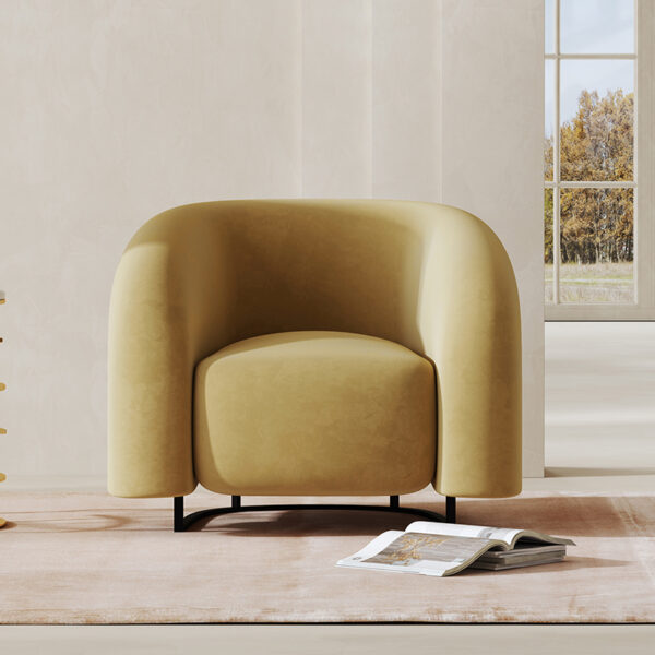 Light Luxury Single Sofa Bedroom Balcony Lounge Chair