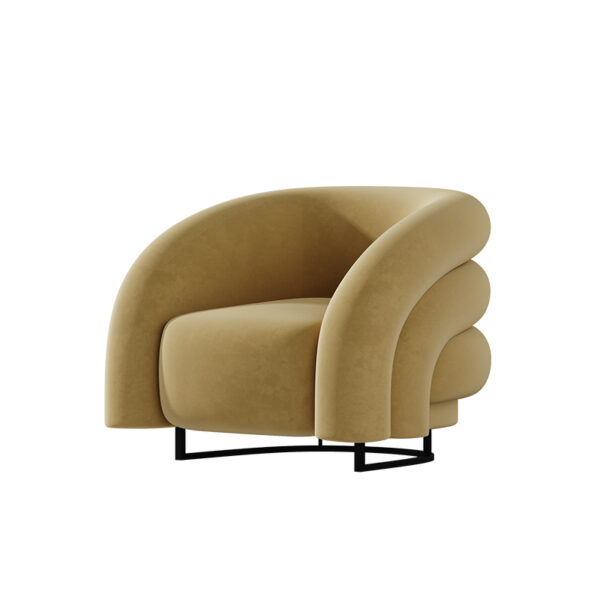 Light Luxury Single Sofa Bedroom Balcony Lounge Chair