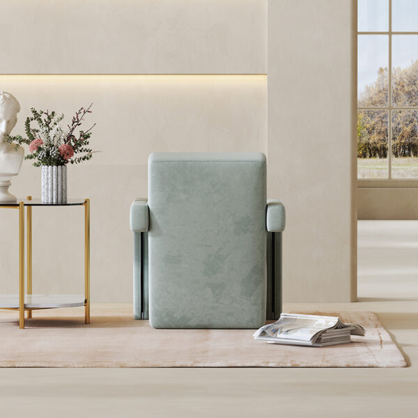 Modern Simple Lamb Fleece Single Sofa Leisure Chair
