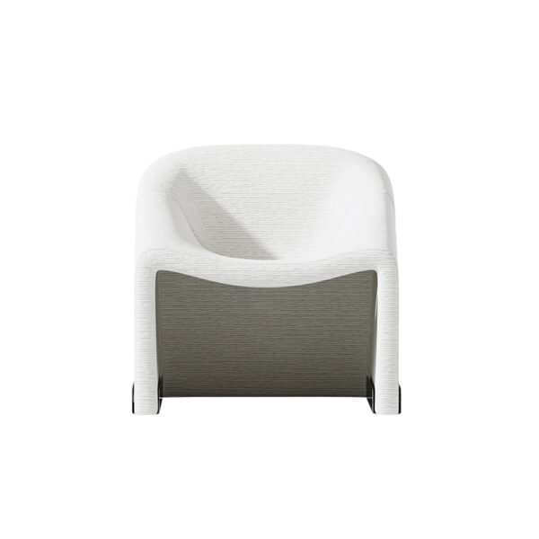 Nordic simple single smile sofa living room lounge chair