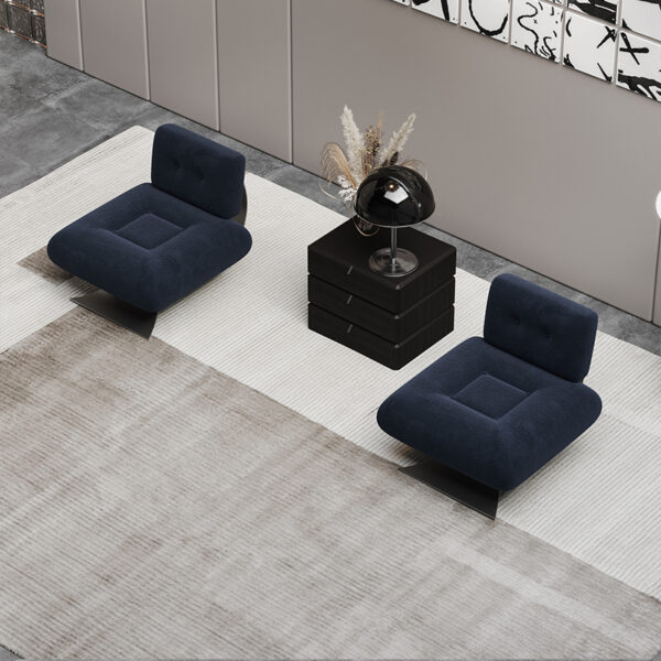 Fishtail chair Nordic anomalous designer lounge chair