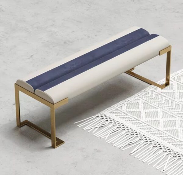 Italian light luxury cloth bed end stool simple and advanced
