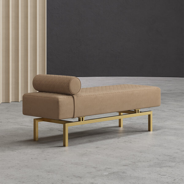 American light luxury cloth high sense bed end stool