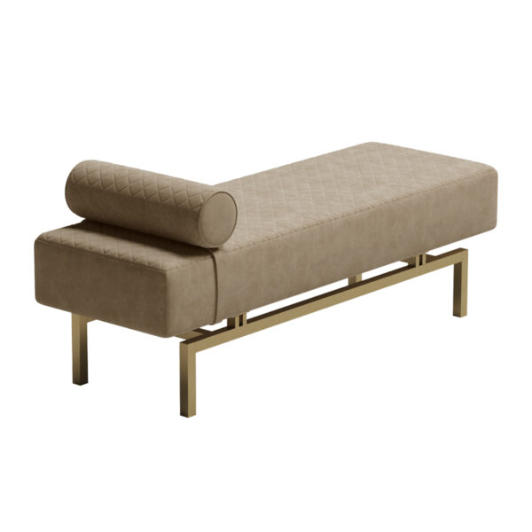 American light luxury cloth high sense bed end stool