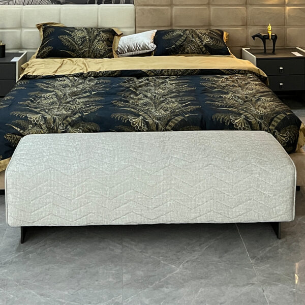 Modern simple fabric bed stool soft and comfortable