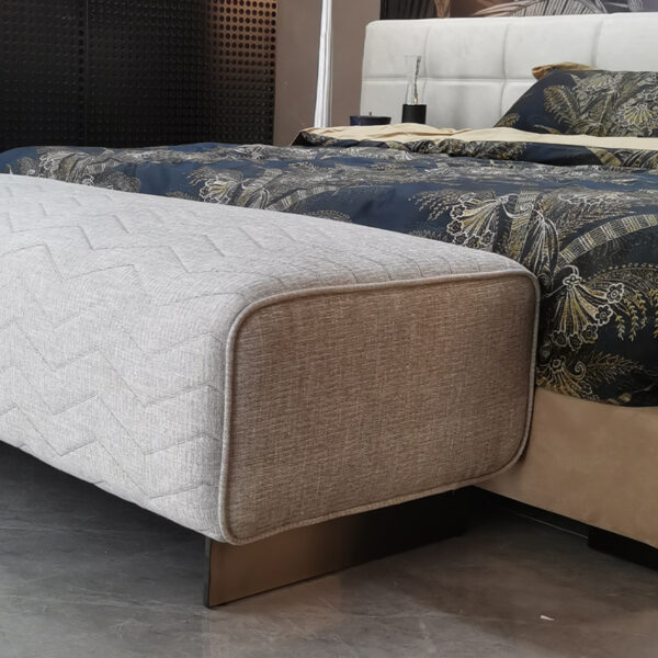 Modern simple fabric bed stool soft and comfortable