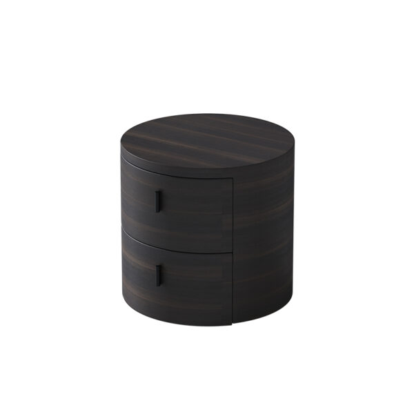 Modern simple retro style smoky nightstand
