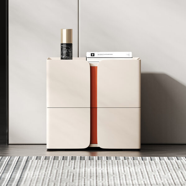 Nordic minimalist nightstand bedroom simple