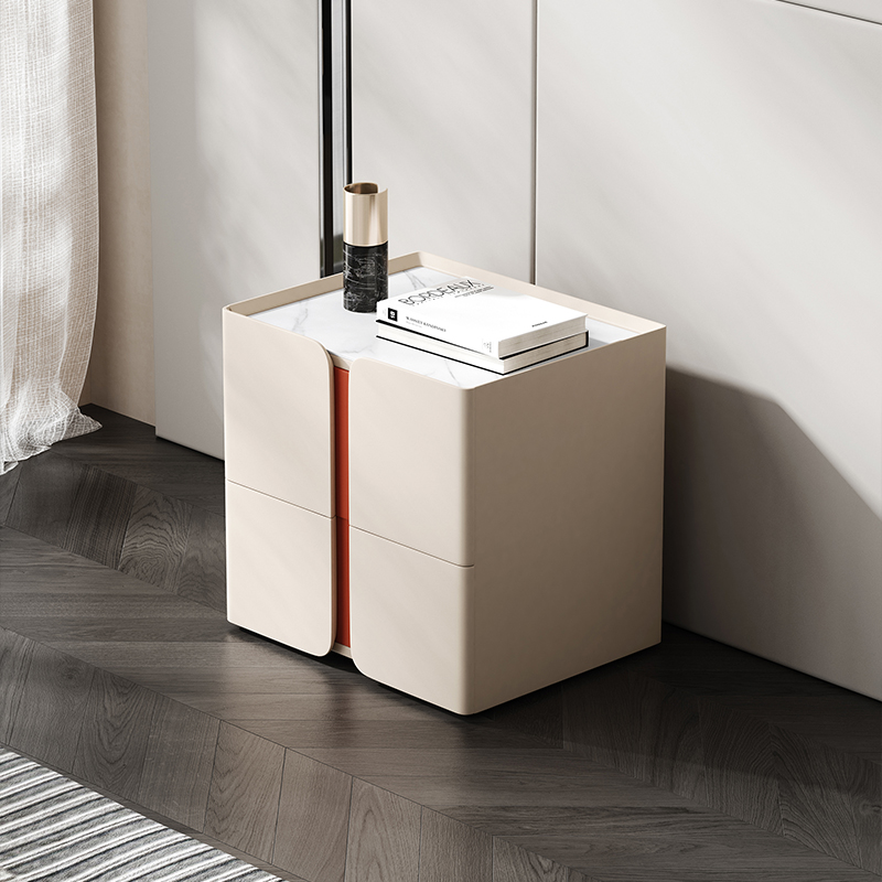Nordic minimalist nightstand bedroom simple