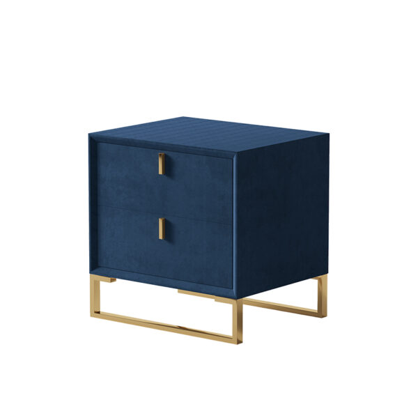 Nordic light luxury high sense bedside table shelf