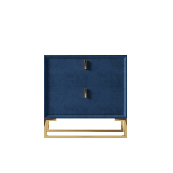 Nordic light luxury high sense bedside table shelf
