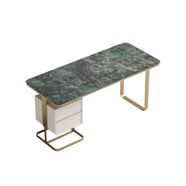 American light luxury high sense natural marble dresser