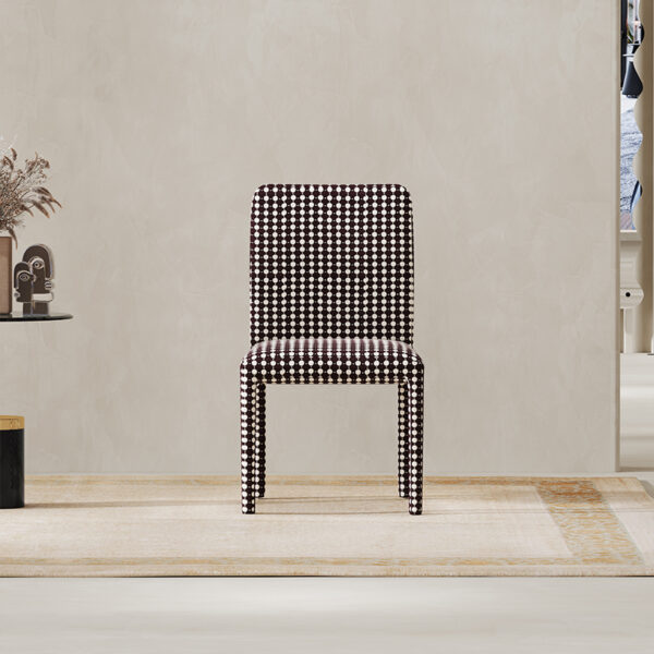 Nordic personality polka dot dining chair modern simple
