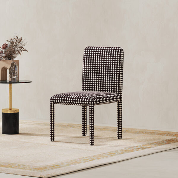 Nordic personality polka dot dining chair modern simple