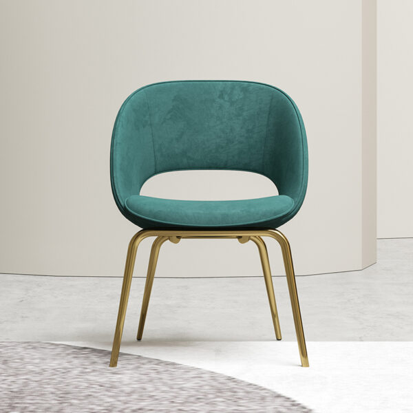 Modern Simple Green Small Fresh Home Dining Chair