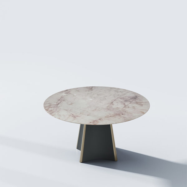 Modern light luxury round multi-seat table household type