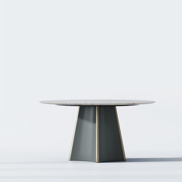 Modern light luxury round multi-seat table household type