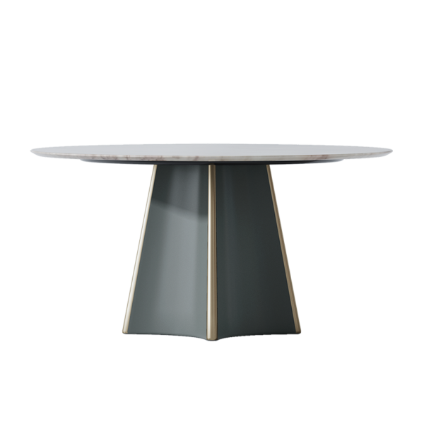 Modern light luxury round multi-seat table household type