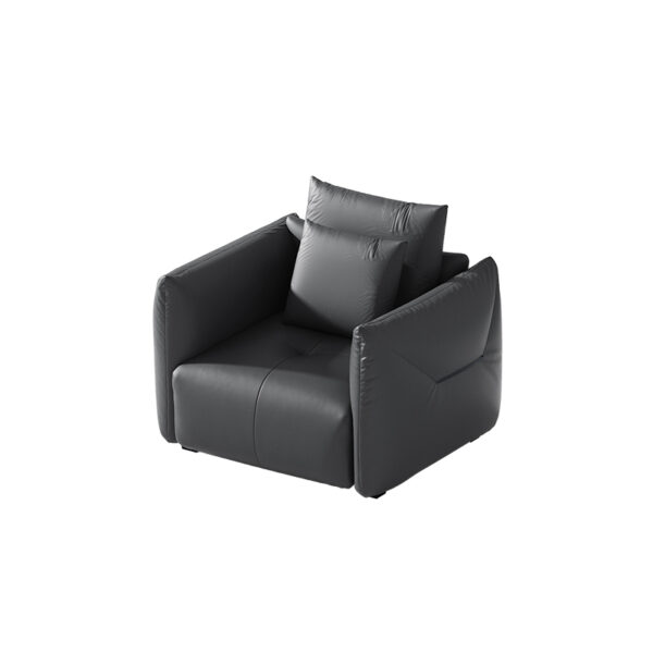 Modern Simple Leather Three-seat Living Room Sofa