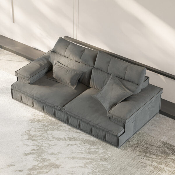Italian Minimalist Fabric Color Matching Living Room Sofa