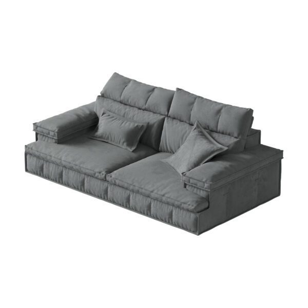 Italian Minimalist Fabric Color Matching Living Room Sofa