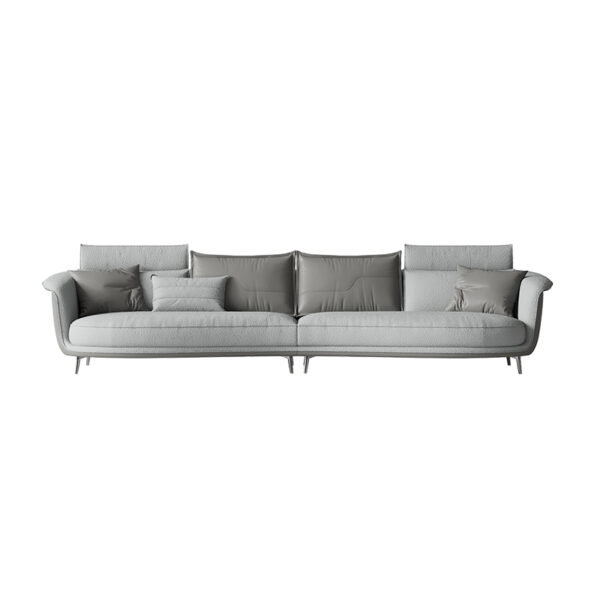 Italian Minimalist Technology Cloth Small Extended Sofa