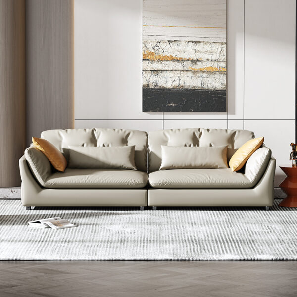Italian minimalist home comfort recliner sofa