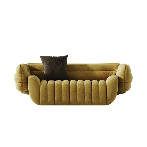 Nordic creative simple leisure velvet living room sofa