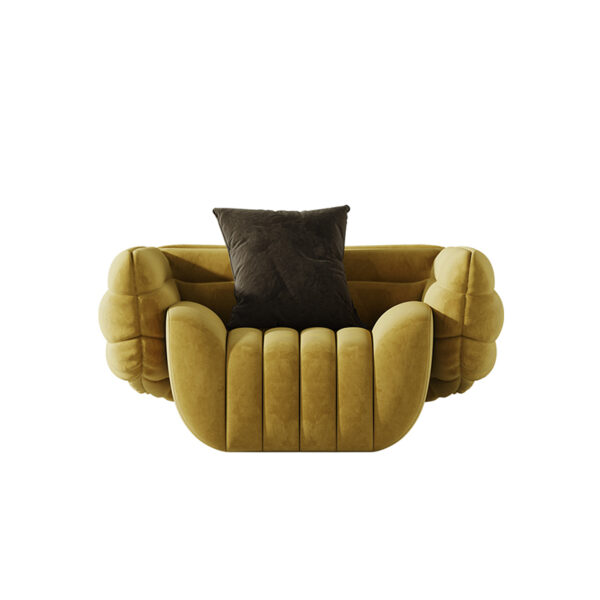 Nordic creative simple leisure velvet living room sofa