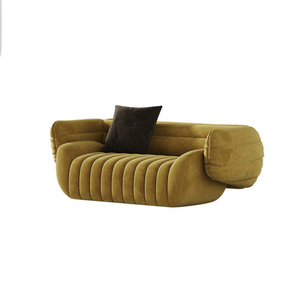 Nordic creative simple leisure velvet living room sofa