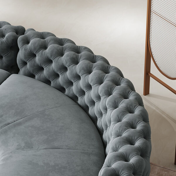 Living Room Custom Modern Tufted L-shaped Living Room Sofa