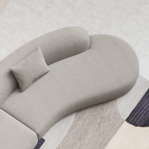 European Style Circular Arc Corner Custom Sofa