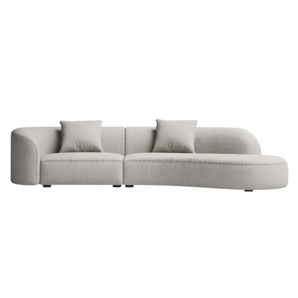 European Style Circular Arc Corner Custom Sofa