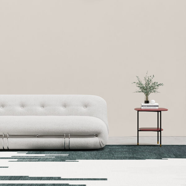 Italian modern fabric velvet casual single sofa