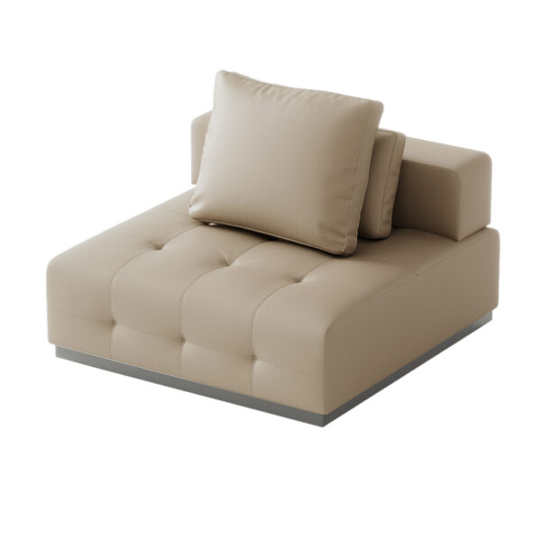 Italian Leather Living Room Large Apartment Color Combination Sofa