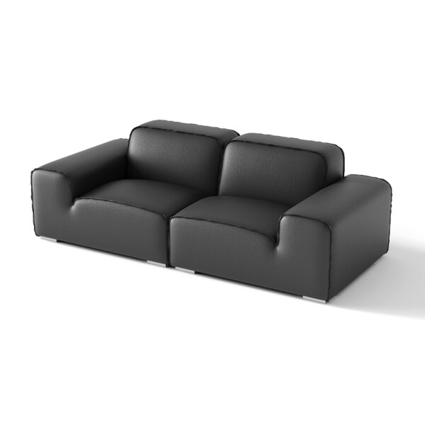 American Light Luxury Modern Business Leather Sofa