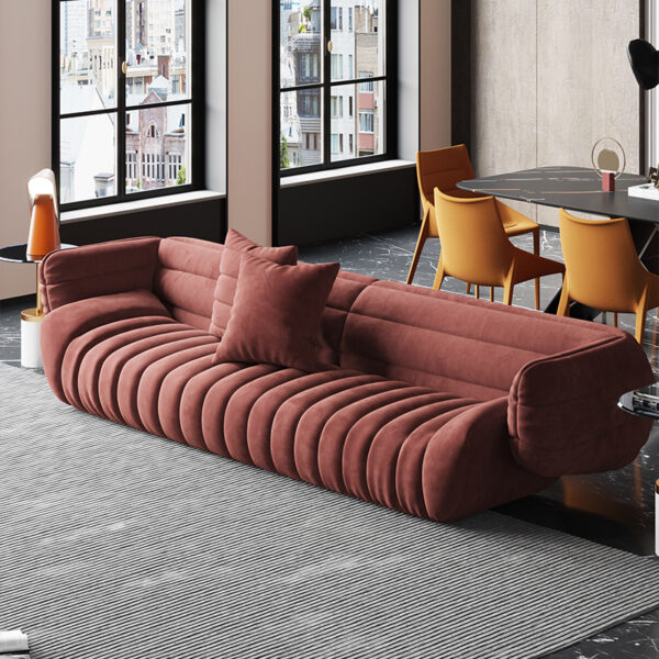 Nordic Solid Wood Blusher Velvet Sofa Set Furniture