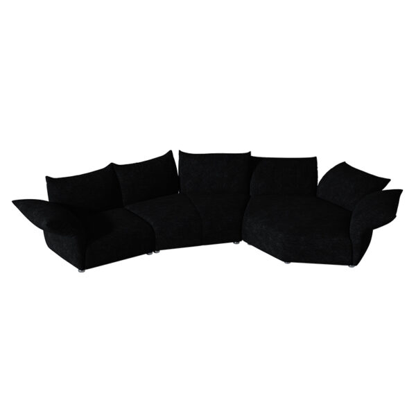 Italian Luxury Fabric 4 Seater Living Room Sofa