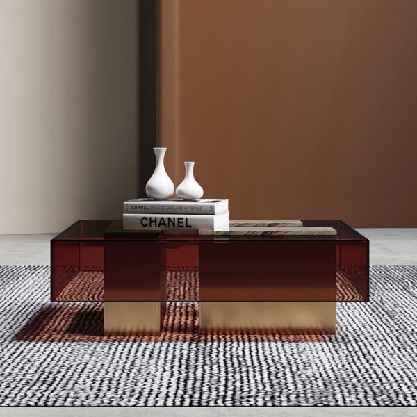 Nordic modern high-grade acrylic coffee table