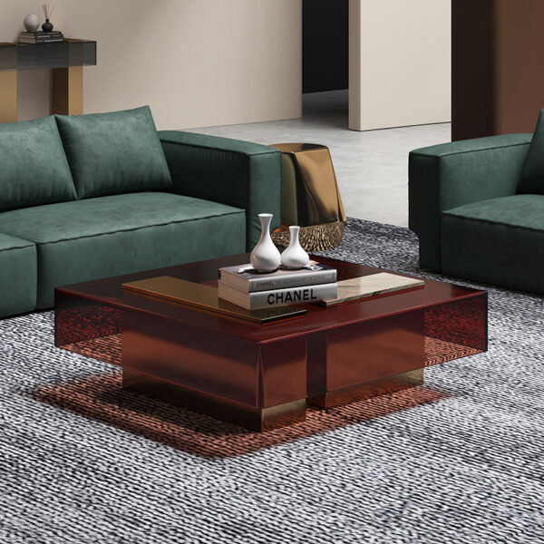 Nordic modern high-grade acrylic coffee table