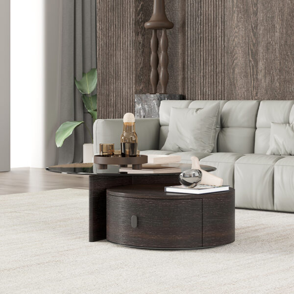 Italian light luxury combined living room coffee table