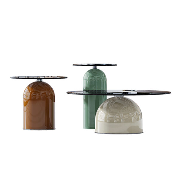 Modern simple cream fraiche style creative coffee table