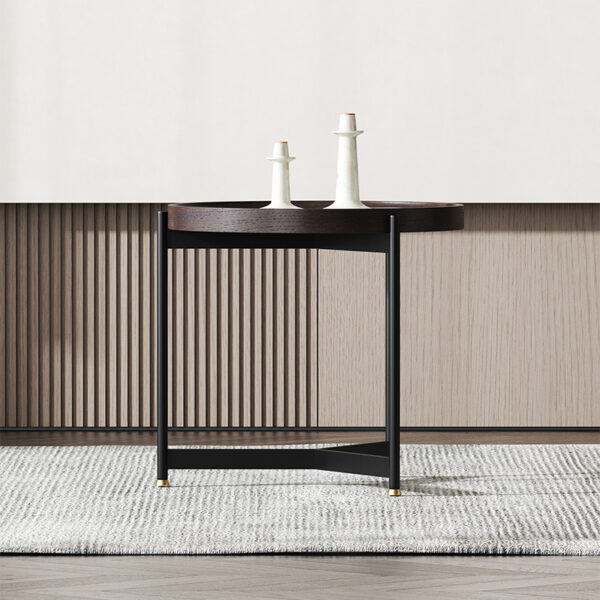 Modern light luxury small apartment coffee table