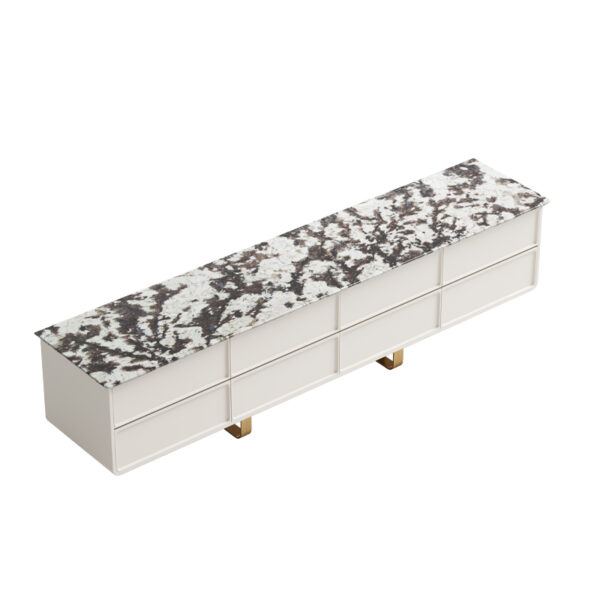 Italian light luxury custom TV cabinet living room