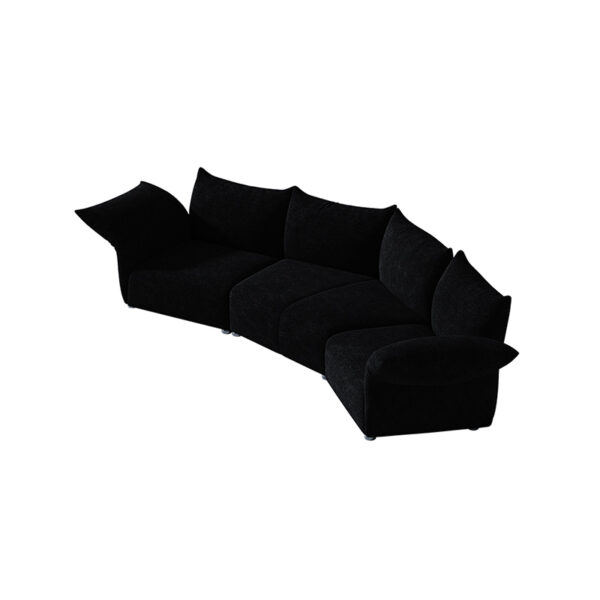 Italian Luxury Fabric 4 Seater Living Room Sofa